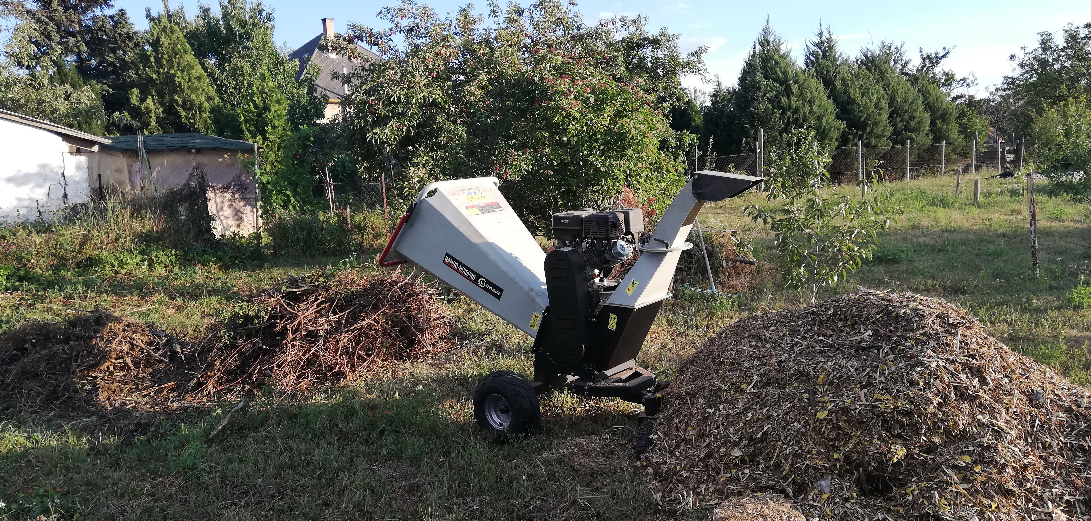 Zöldhulladék elszállítás és ágdarálás